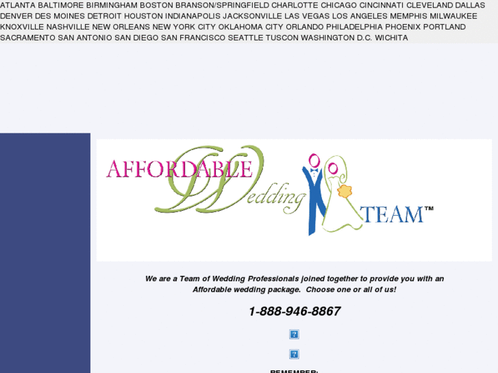 www.affordableweddingteam.com