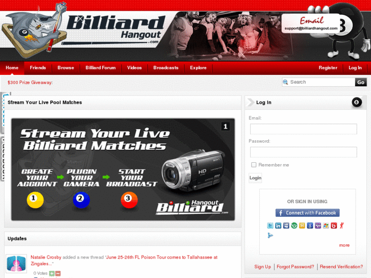 www.billiardhangout.com