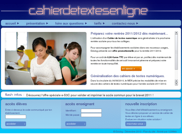 www.cahierdetextesenligne.fr