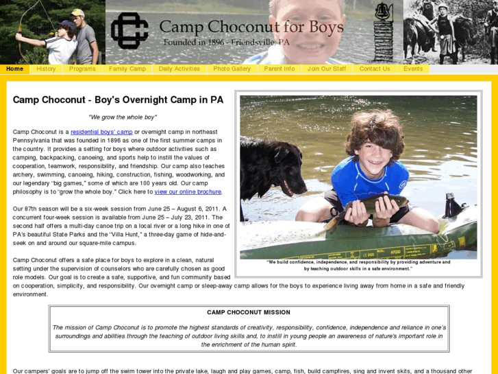 www.campchoconut.com