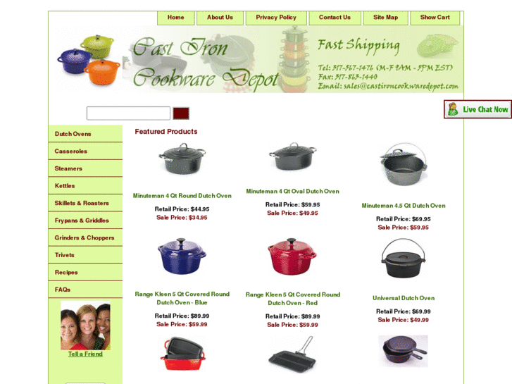 www.castironcookwaredepot.com