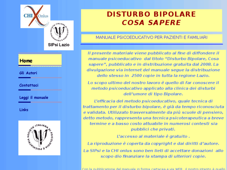 www.disturbobipolarecosasapere.it