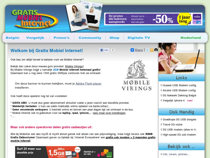 www.gratismobielinternet.be