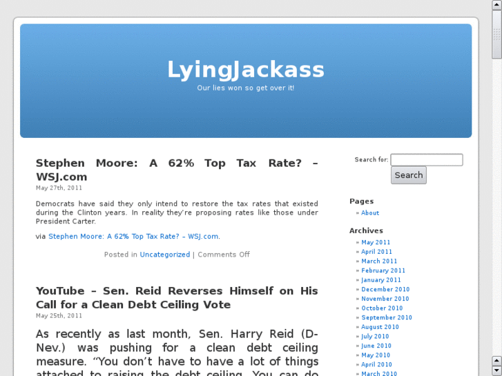 www.lyingjackass.com