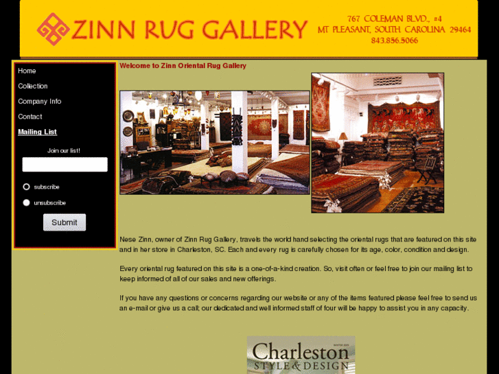 www.zinnruggallery.com