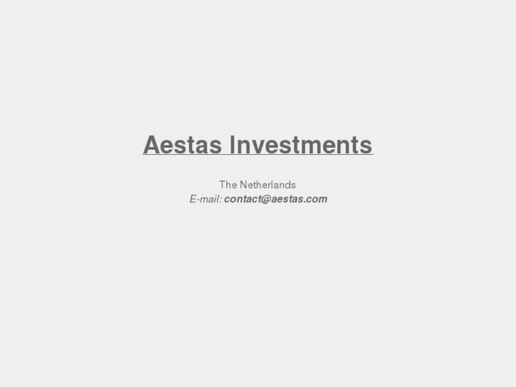 www.aestas-investments.com