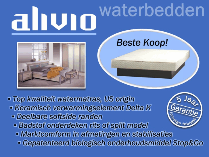 www.alivio-waterbed.nl