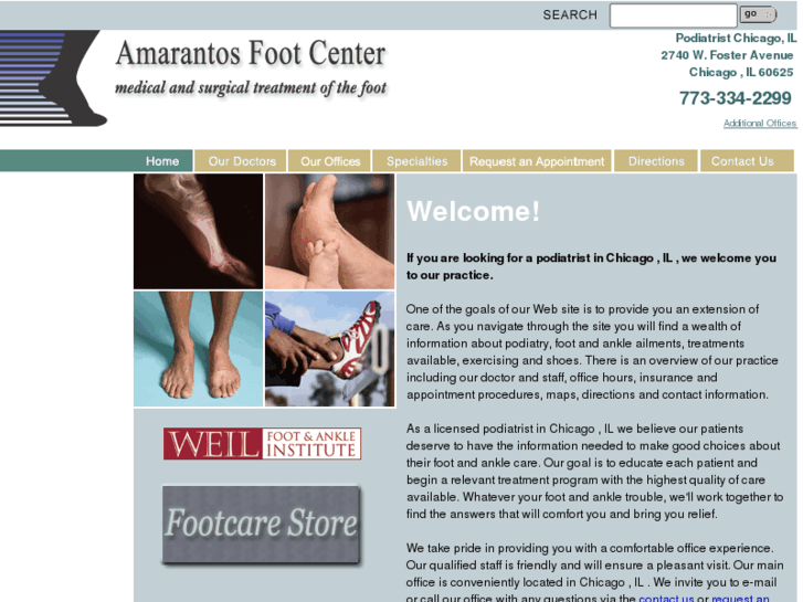 www.amarantosfootcenter.com