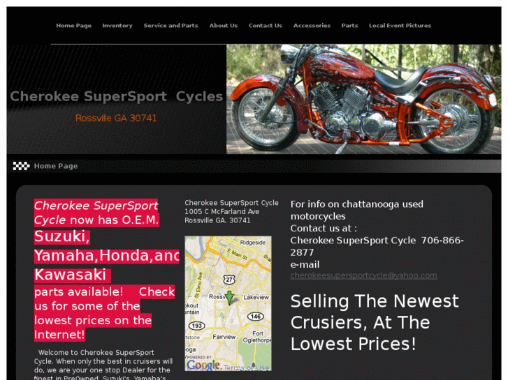 www.cherokeesupersportcycle.com