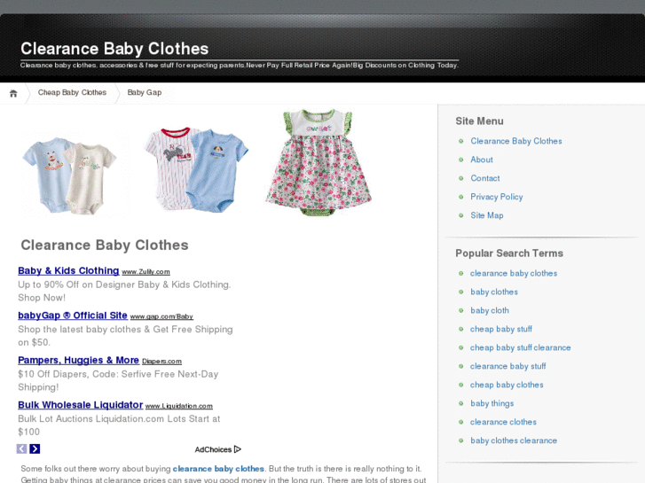 www.clearancebabyclothes.net