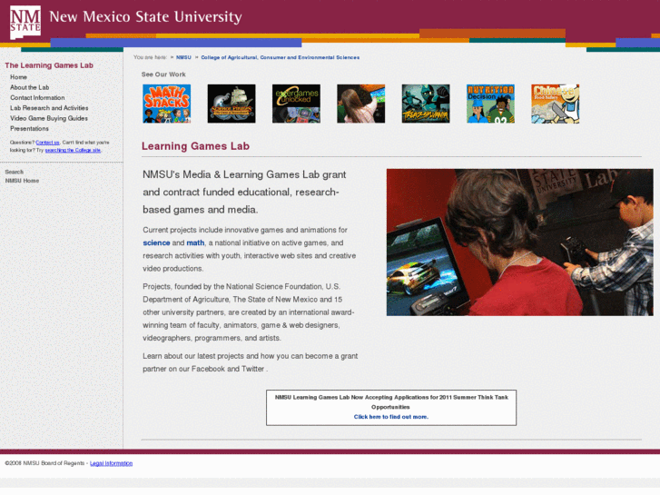 www.learninggameslab.org