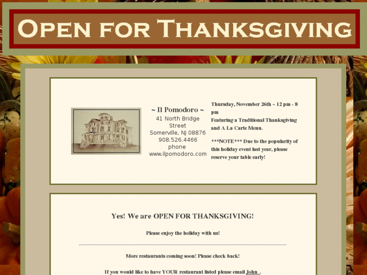 www.openthanksgiving.com