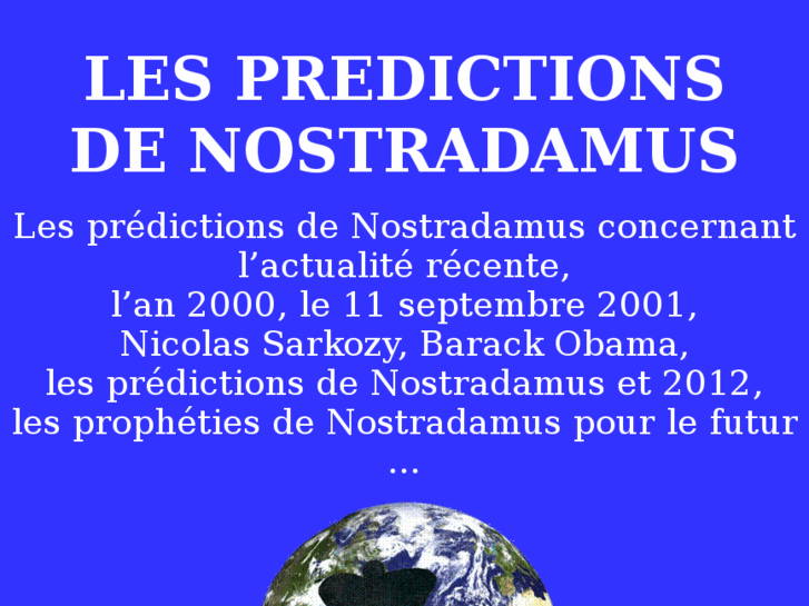 www.predictions-nostradamus.com