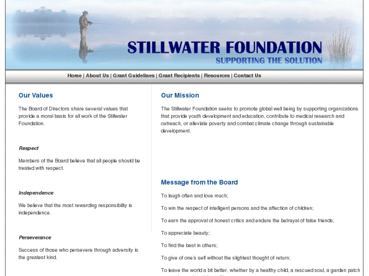 www.thestillwaterfoundation.org