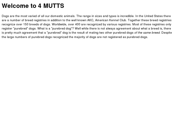 www.4mutts.com