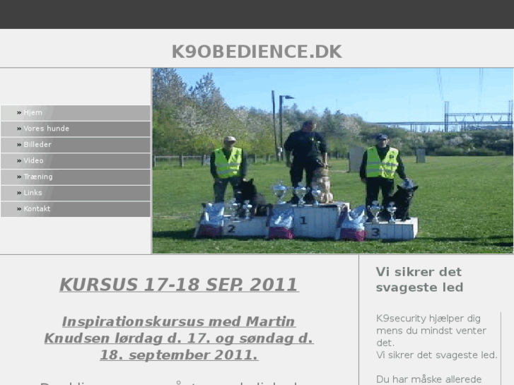 www.k9obedience.dk