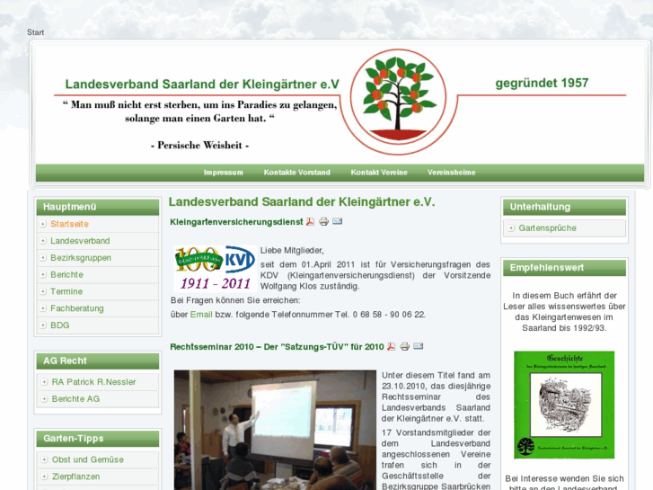 www.landesverband-saarland-der-kleingaertner.com