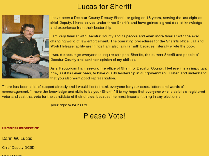 www.lucasforsheriff.com