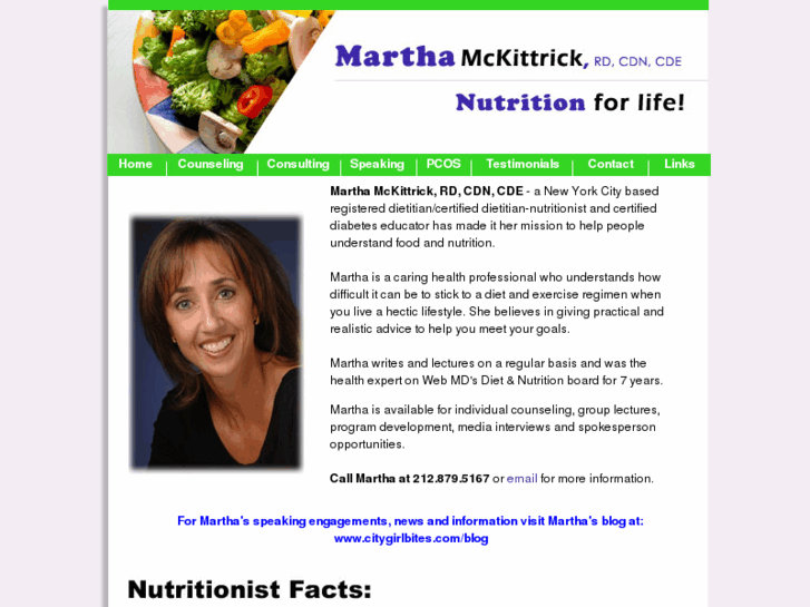 www.martha-nutritionist.com