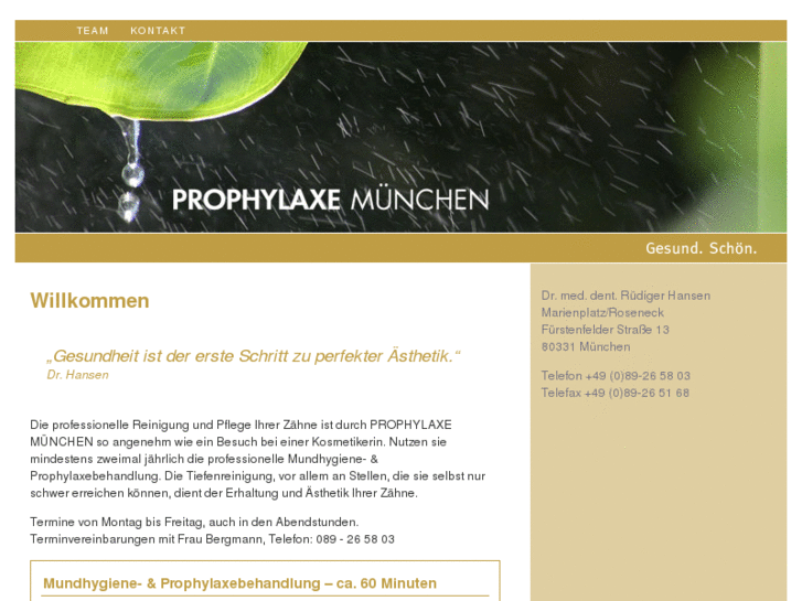 www.prophylaxe-muenchen.de