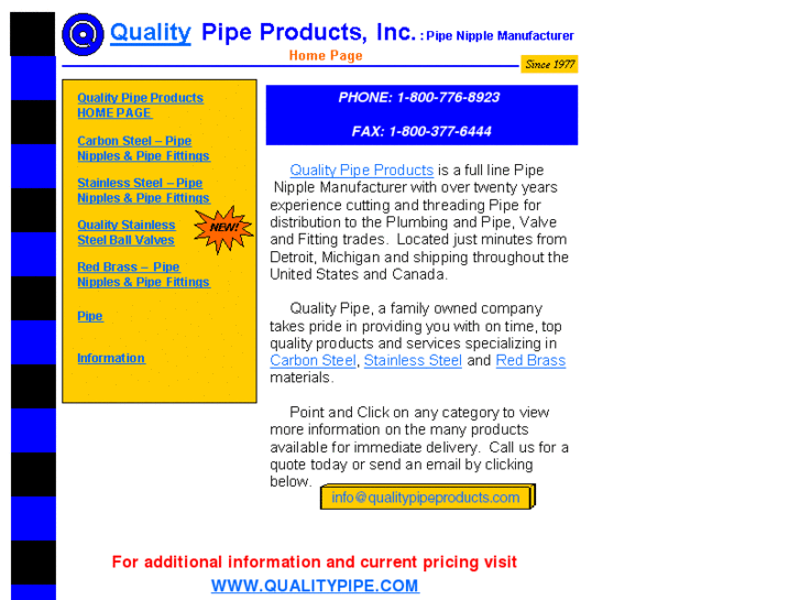 www.qualitypipeproducts.com