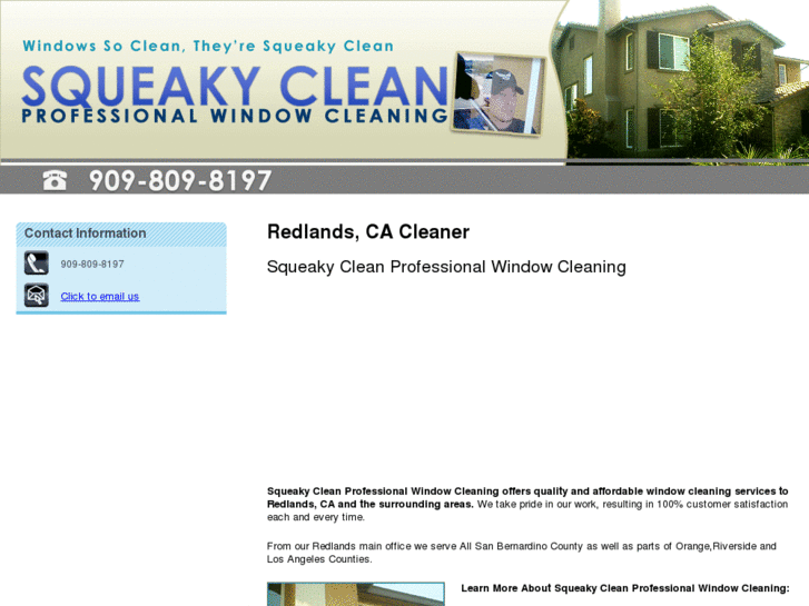 www.squeakycleanwindow.com