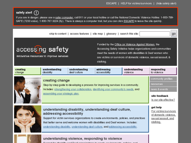 www.accessingsafety.org