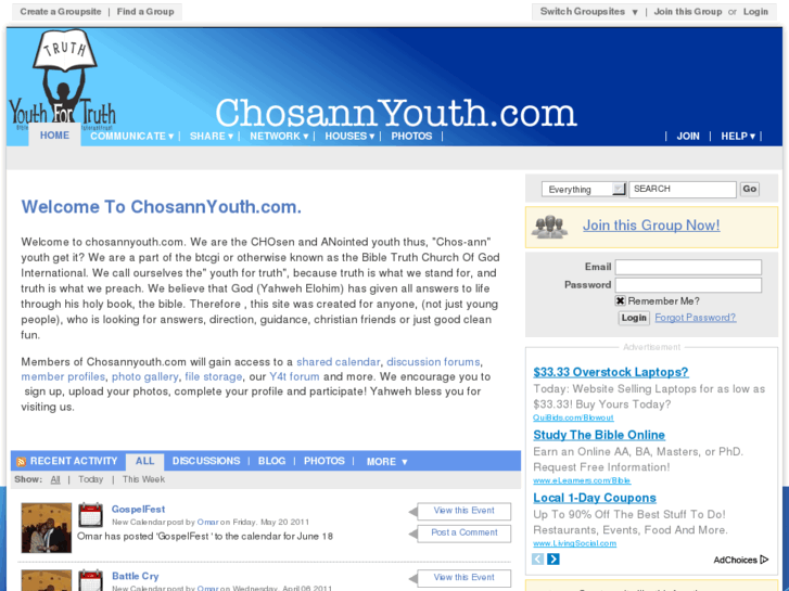 www.chosannyouth.com