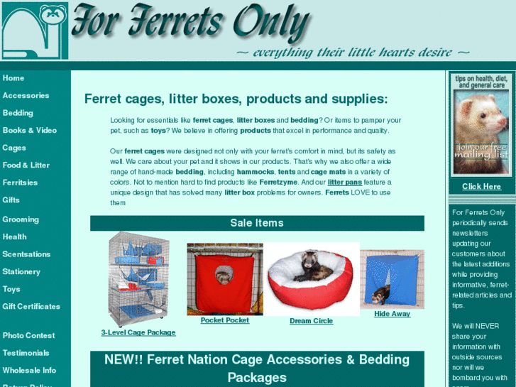 www.forferretsonly.com