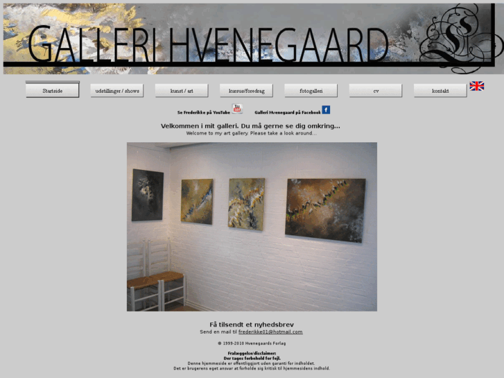 www.gallerihvenegaard.dk