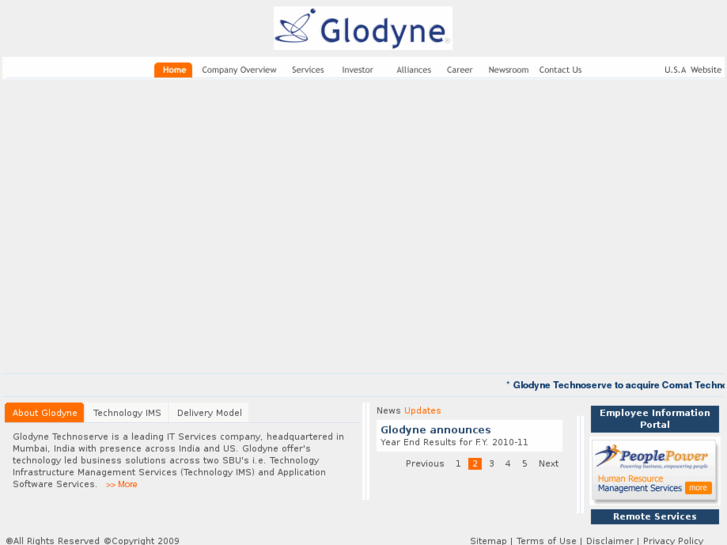 www.glodynetechnoserve.in