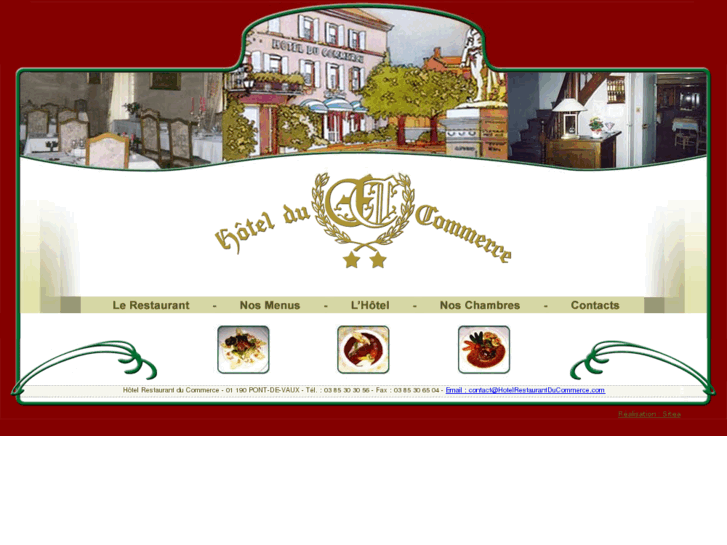 www.hotelrestaurantducommerce.com