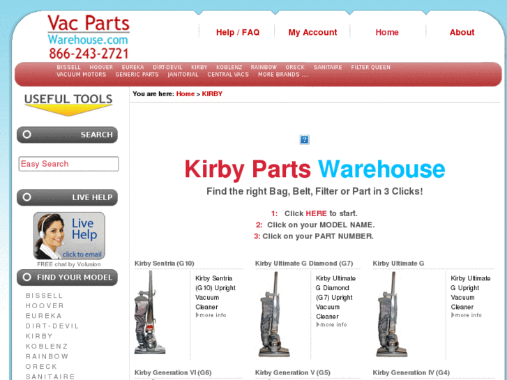 www.kirbypartswarehouse.com