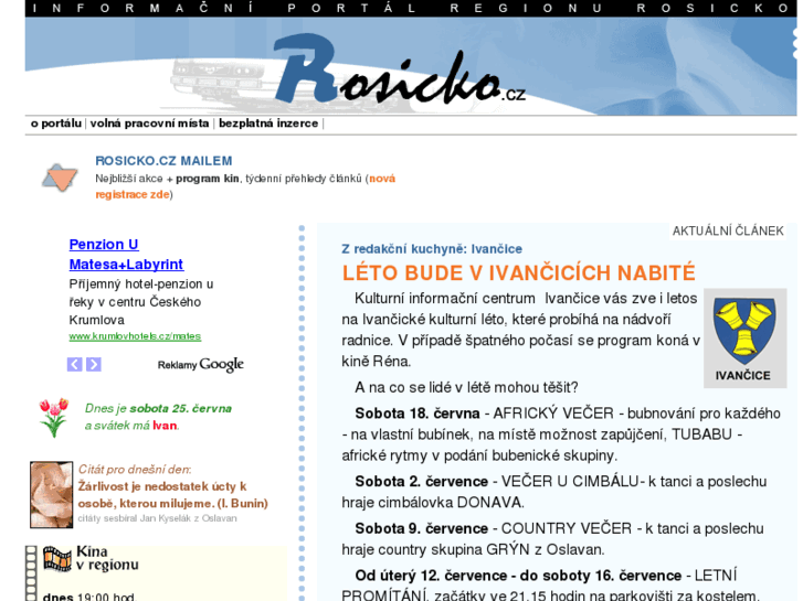 www.rosicko.cz