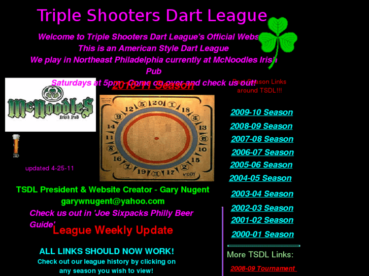 www.tripleshootersdartleague.com