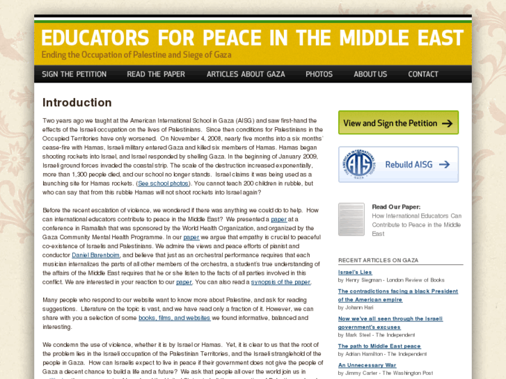 www.educatepeace.org