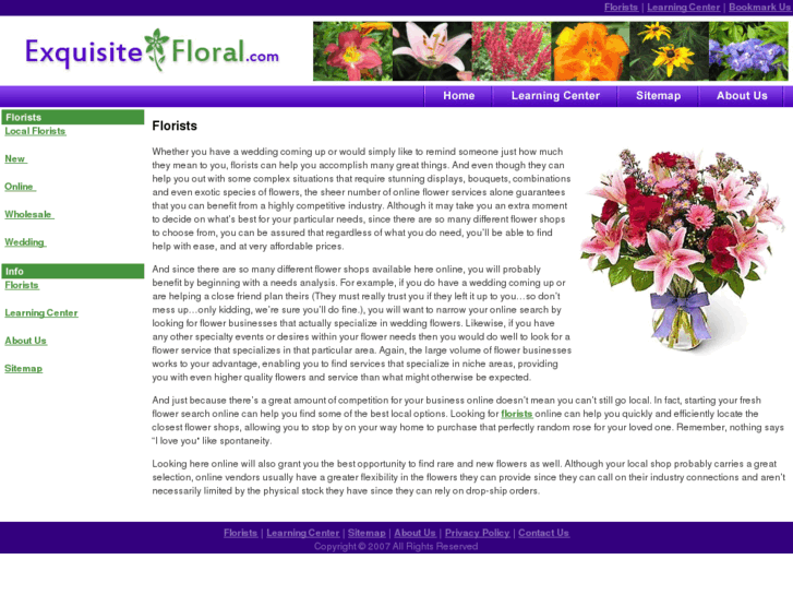 www.exquisitefloral.com