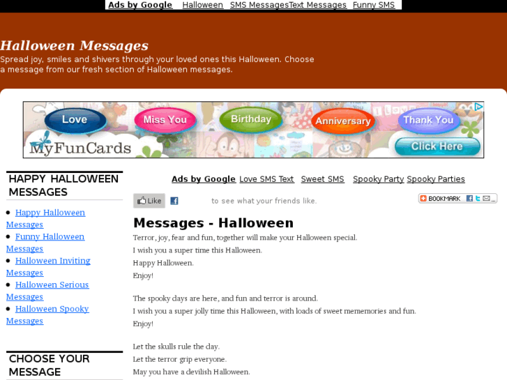 www.halloweenmessages.net