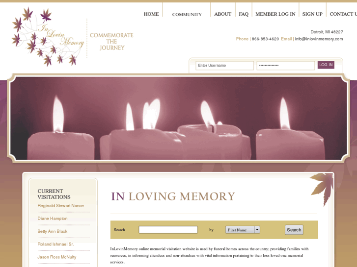 www.inlovinmemory.com