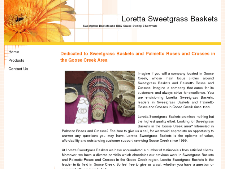 www.lorettasweetgrassbasket.com