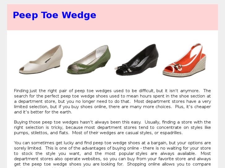 www.peeptoewedge.com