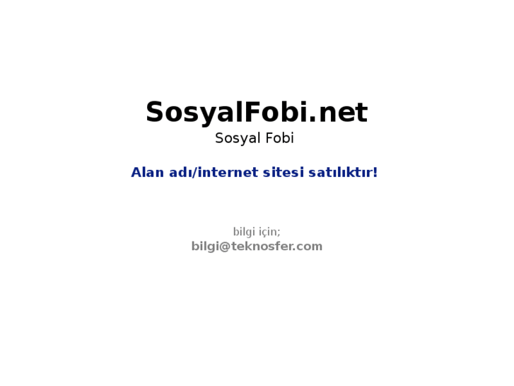 www.sosyalfobi.net