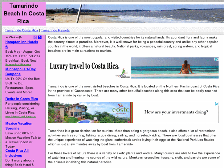 www.tamarindocostaricavacation.com