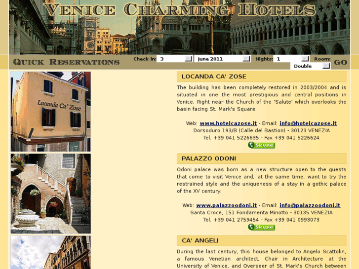 www.venicecharminghotels.com