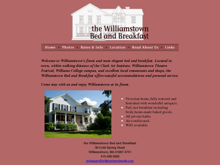 www.williamstownbandb.com