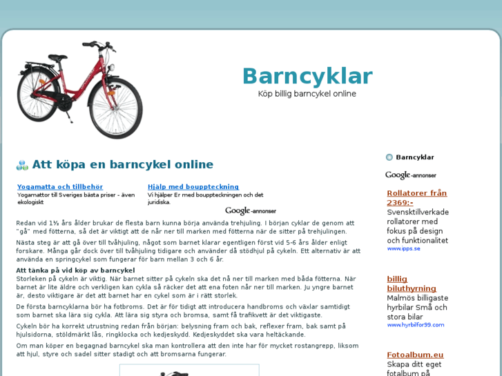 www.barncykel.eu