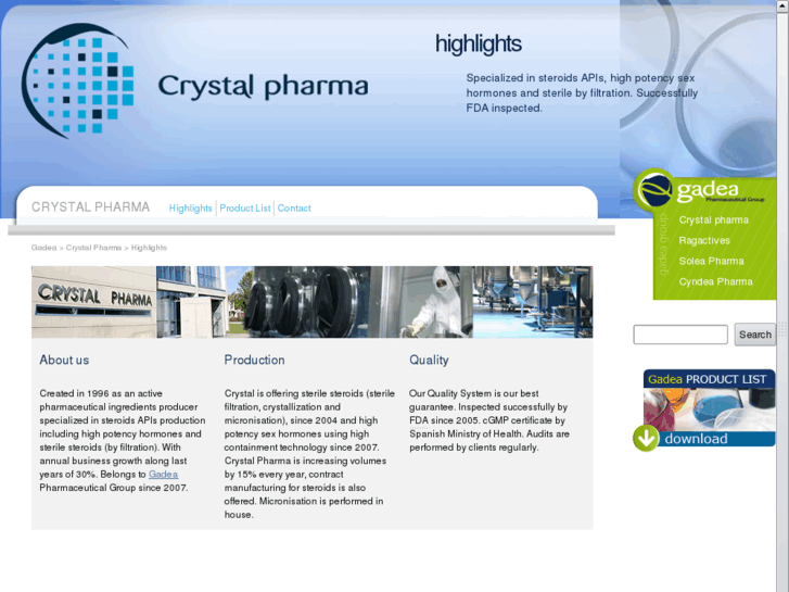 www.crystalpharma.com