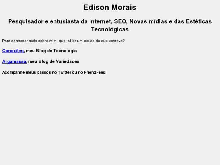 www.edisonmorais.com