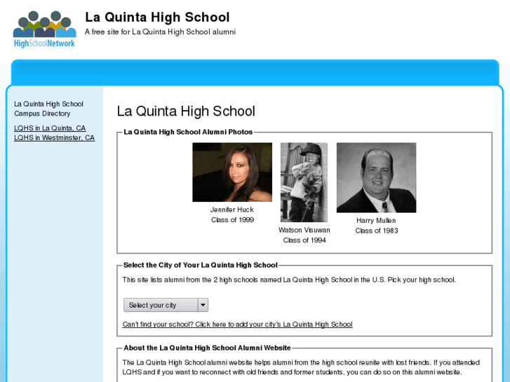 www.laquintahighschool.net