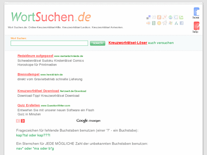 www.wortsuchen.de